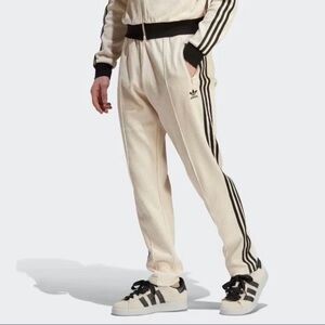 NWOT Adidas Unisex original superstar Cream Track Pants